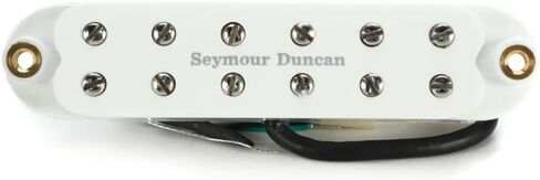 Seymour Duncan 11205-16-W JB Jr.™ Strat High Output Single Coil Sized Humbucker White Pickup Bundle w/ 12x Fender Guitar Picks, and Liquid Audio Polishing Cloth in Saudi Arabia