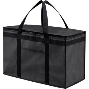 NZ Home Insulated Cooler Bag and Food Warmer (XL Plus, 2 Pack) for Food Delivery & Grocery Shopping with Zippered Top, Blue in Kuwait