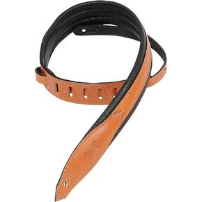 Levy's Leathers 2" Carving Leather Strap with Garment Leather Bakcing; Black (MSS80-BLK)