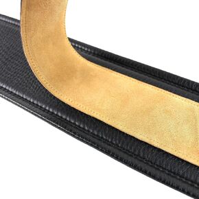 Walker And Williams SLP-SB Anti Slip Multi Use Premium Soft Suede Padded Strap Liner Works Great With Most Padded Straps For Acoustic, Electric, And Bass Guitars