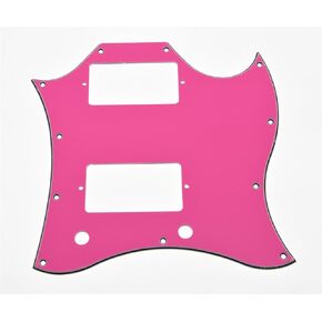 KAISH American Standard SG Full Face Pickguard Guitar Pick Guard for USA SG Special Guitar Black Pearl