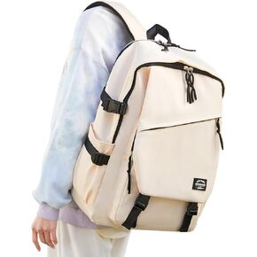 Red Girls Backpack,Lightweight School Backpack for Girls,Middle High School Bookbags Teens Travel Daypack