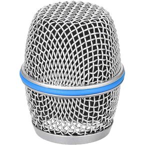 uxcell Microphone Ball Head Mesh Grill Metal Windscreen with Black Interior Foam Filter for Beta 87A