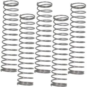 SUPVOX 5 Pcs Small button spring trumpet finger buttons trumpet valve replacement parts key accessories trumpet valve key trumpet key piston spring pogo b flat Guitar Stainless steel