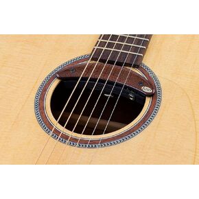 KNA Pickups Acoustic Guitar Soundhole, 1/8" to 1/4" Instrument Cable Active Humbucker Pickup (HP-1A)