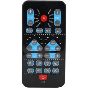 Voice Changer, Mini Microphone Voice Changer Voice Disguiser with 8 Sound Effects, Handheld Portable Voice Changer Device for Mobile Phone PC Laptop Tablet