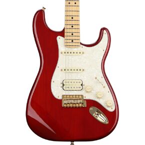 Fender Tash Sultana Stratocaster Electric Guitar, Transparent Cherry, Maple Fingerboard