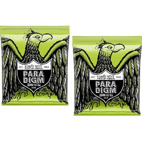 2 PACK Ernie Ball 2028 Paradigm Electric Guitar Strings, Regular Slinky 7-String 10-56
