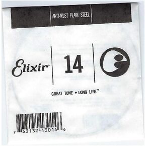 Elixir Strings Steel Guitar String, .014