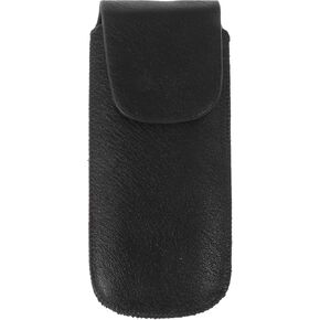 FOMIYES Harmonica Holder Leather Harmonica Case PU Leather Single Harmonica Storage Bag Portable 10 Holes Harmonica Carrying Pouch Small Wind Instrument Protector Cover Harmonica Holder Flute Stand
