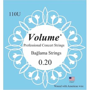 Volume Baglama Strings (110UB Long-Neck Baglama Ball-end)