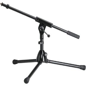 K&M - Konig & Meyer 25910.500.55 - Very Low Level Microphone Compact Stand - 1-piece Boom Arm - Zinc Die-Cast Base - Professional Grade For all Musicians - German Made - Black
