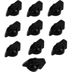 Guitar Pedal knobs 10pcs Chicken Head Knob Bass Guitar Potentiometer Knobs Amplifier Knobs Effect Pedal Knobs Potentiometer Control Knob (10PCS)