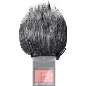 SUNMON Furry Windscreen Muff for Zoom H1n & H1 Handy Portable Digital Recorder, Deadcat Fur Pop Filter Windshield