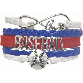 Youth Baseball Bracelet - Baseball Jewelry Baseball Charm Bracelet For Women,Men,Girls,Boys,Baseball Team Themed Gifts Bulk