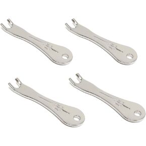Honbay 4PCS Metal Guitar Bridge Pins Pullers Peg Remover String Peg Extractors Bridge Pin Removal Tools Handy Tool Kit for Acoustic Guitar Ukulele (Silver, 70mm)