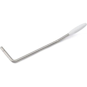 Musiclily Ultra 5mm Push-in Style Stainless Steel Tremolo Arm Whammy Bar Vibrato Arm for China Made Wilkinson M Series Tremolo Bridge, Original Color With White Tip