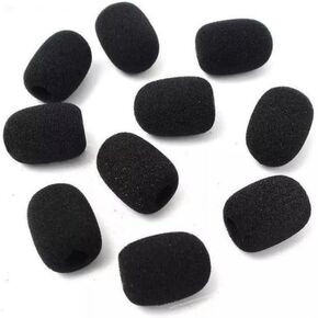 10Pcs Black Parrott B350 Foam Replacement for BlueParrott B450 B550 C400 S450 B250 B350 Headset Windscreen Mic Cover,Microphone Windscreens Windscreens and Pop Filters Accessories