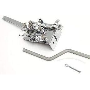 Hipshot With Palm Lever String Bender - CHROME, #10300C