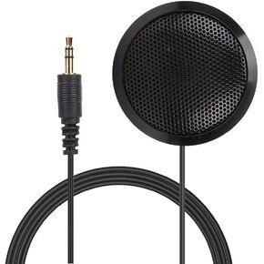 PUSOKEI USB Conference Microphone,3.5mm Plug and Play Computer Mic for Desktop Computer and Laptop,360° Omnidirectional Mic for Meeting, Skype, Recording, Chatting, Gaming
