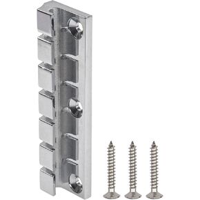 1Pcs Yootones 6 String Guitar Bridge Tailpiece with Mounting Screws Compatible with SG Style Electric Guitar Replacement Part (Silver)
