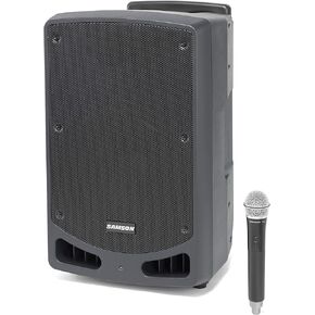 Samson Expedition XP312w 12" 300 Watt Battery Powered Portable Pa System with Wireless Handheld Microphone and Bluetooth (Band D)