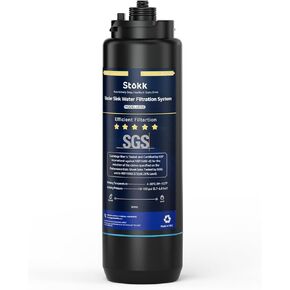 Stokk RUC50-W Replacement Filter Cartridge for UC50 Series Under Sink Water Filter, Reduces Lead, Chlorine, Bad Taste & Odor, NSF/ANSI 372& 42& 53 Certified, 26K Gallons High Capacity