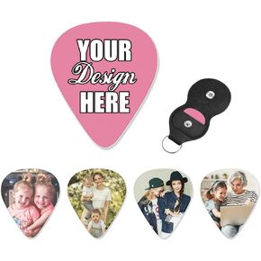 Custom Mermaid Fillet Guitar Picks,12 Pack Bass Plectrums Acoustic Finger Personalized plectrum Full-Color Customized Gifts For Beginner Guitar Kids, Teens,Guitar Players(0.46/0.71/0.96mm)