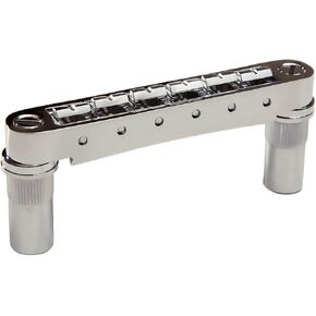 Graph Tech ResoMax NV1 PM-8863-C0 Tune-O-Matic Bridge 6mm Post, Chrome