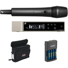 Sennheiser EW-D 835-S Set Digital Wireless Handheld Microphone System with MMD 835 Capsule (R1-6: 520 to 576 MHz) Bundle with Rapid Charger and Wireless System Bag