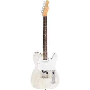 Fender Jimmy Page Mirror Telecaster Electric Guitar, White Blonde, Rosewood Fingerboard