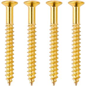 Banworks Electric Guitar Screws Neck Plate Mounting Screws 5mm (13/64") Neck Guard Screws Set for Squier Strat ST Tele Guitars Pack of 4 JT/LSD-02 Black