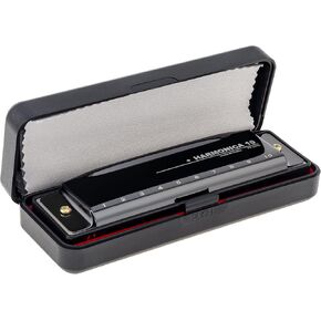 OriGlam Blues Harmonica Harp Mouth Organ, 10 Holes C Key Harmonica for Adults Beginner