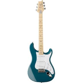 PRS Guitars 6 String SE Silver Sky Electric Guitar, Nylon Blue with Gig Bag, Right, (112108::6J:)