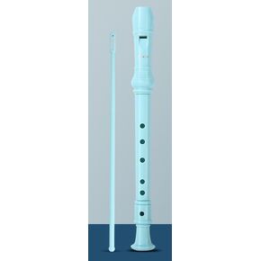 German Fingering, Natural,Soprano Recorders Descant Flute With Cleaning Rod German Style for Chrildren Kids Beginner Graduation or Back to School Gift(Black eight holes)