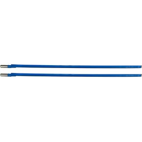 2Pcs 16.53"/420mm Guitar Truss Rod Two Way Rod Type Adjustable Low-Profile Guitar Truss for Electric Acoustic Bass Guitars Neck Repair Adjustment Luthier Tool A3 with L- Wrench, Blue