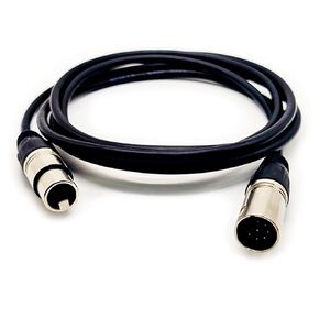 XLR Cables Male to Female Connector, 7 Pin XLR Male to 7 Pin XLR Female Extension Cable 2M for Tube Microphone Dedicated Cable