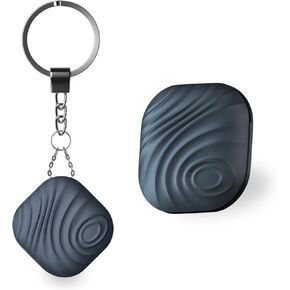 ColorTag Key Finder, Bluetooth Tracker Item Locator with Key Chain for Keys Pet Wallets or Backpacks and Tablets, Batteries Include (Blue, 4 Pack)