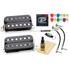 مجموعة سيمور دنكان APH-2 Alnico II Pro Slash Humbucker Pickup مع حزمة Tonebird 11104-08 (غطاء ذهبي)