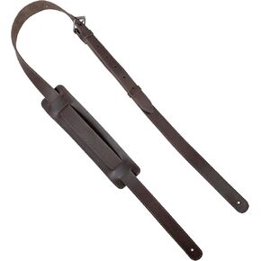 Adjustable Guitar Strap, Strap for Musicians, Electic and Acoustic Guitar Strap, Full Grain Leather, Handmade, Bourbon Brown