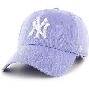 '47 New York Yankees Clean Up Dad Hat Baseball Cap - Lavender
