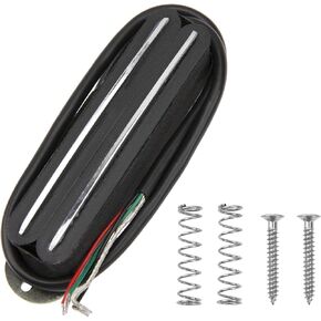 1Pcs Yootones Electric Guitar Dual Coil Humbucker Pickups Compatible with Fender Stratocaster Squier Telecaster (White)