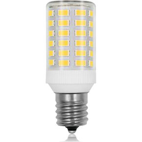 ZHENMING Upgraded 5304517886 kei d28a kel2811 Freezer Light Bulb E17 4W Refrigerator Light Bulb Replace, Daylight 5.5W Appliance Lamp Range Hood 40W-60W Equivalent, AC100-265V Non-Dimmable, Pack of 2