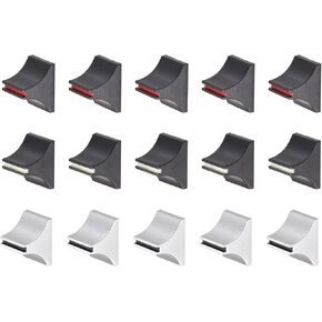 Potentiometer Mixer Fader Cap Straight Sliding, [for 4x1.6mm Shaft Switch Cap] - ABS/White Red Silver / 15Pcs