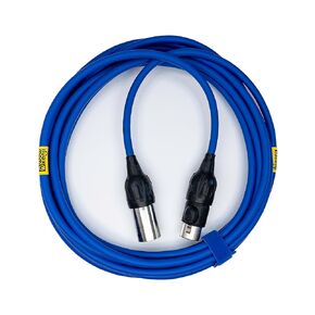 Premium Mogami XLR Cable - Professional Neutrik Waterproof/Heat-Resistant, Stainless-Steel Shell, Gold Pin Connectors (15ft, Yellow)