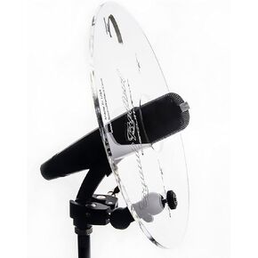 Executive Pro Series Sound Shield for Horns - 10.5 Diameter Acrylic Sound Shield for Live Performance, Home Practice, Studio Work. Great for Trombone, Trumpet, Saxophone