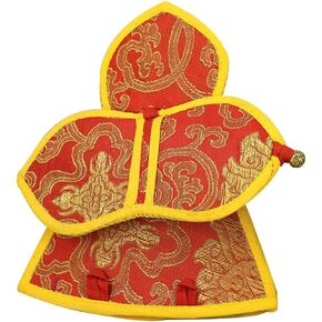 Milisten Tibetan Bells Vajra Storage Bag Vajra Bell Pouch Delicate Vajra Bell Bag Nepal Dharma Bells Pouch Meditation Dorje Vajra Nepal Bells Pouch Craft Case Organizer Tuning Brocade