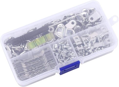 300 Picture Turn Button Fasteners Photo Frame Hardware and 300 Screws for Craft, Hanging, Drawing, Black in Saudi Arabia