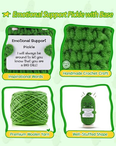 Positive Potato Bee Crochet Doll - Funny Knitted Wool Doll with Emotional Support Card Cheer Up Gifts for Friends Birthday Party Decorations - Cute Yellow Bee Theme Room Decors in Saudi Arabia