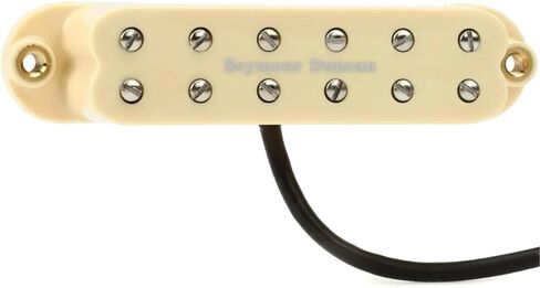 سيمور دنكان 11205-16-C JB Jr.™ Strat High Output Single Coil Size Humbucker Cream Pickup Bundle مع 12x Fender Guitar Picks، وقماش تلميع الصوت السائل in Saudi Arabia